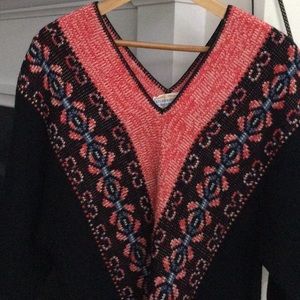 Vintage black short sleeve sweater